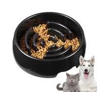Lento para Perros,Platos Que Previenen Atragantamiento | Plato Antideslizante Anti-Atragantamiento Interactivo para Cachorros Y Razas Pequeñas Durante La Hora De Comer
