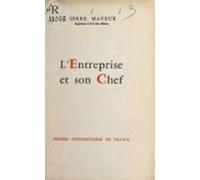 Lentreprise Et Son Chef (ebook)