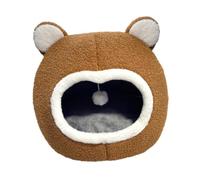 AWHAO Lenushoscas de Gato Cat Costing con Suministros para Mascotas Colgantes Hideaway acogedora casa de de Gato Semi Cerrado para Gatos Interiores, XL