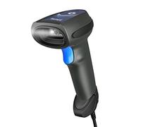 LENVII 2D Escáner de código de Barras USB,Lector de código de Barras de Mano con Cable,QR PDF417 Data Matrix Barcode Scanner,Soporte de escaneo automático,para pc o computadoras portátiles Mac