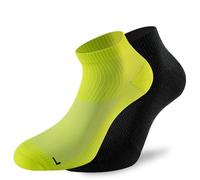 Lenz 3.0 Running Calcetines, negro/amarillo neón, Talla 39-41