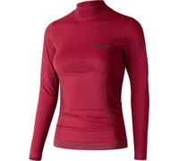 Lenz 6.0 Merino Turtle Neck Camisa Longsleeve damas, rojo, tamaño S para Mujer