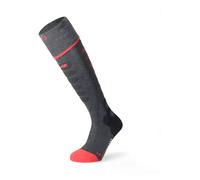 Lenz Heat Sock 5.1 Toe Cap Calcetines calefactables, negro-rojo, tamaño 42 43 44 para Hombres
