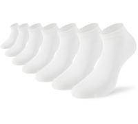 Lenz Duos Sneaker 1-7 Calcetines, Blanco, Talla 35-38