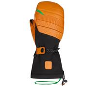 Lenz Heat Glove 9.0 Mittens Guantes calefactables, negro-marrón, tamaño S para Hombres