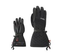 Lenz Heat Glove 6.0 Finger-Cap, guantes calefactables mujer L female Negro/Gris Oscuro