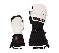 Lenz - Guantes de esquí mujer - Heat Glove 9.0 Finger Cap Mittens Women White/Black de Lana - Talla L - Blanco Blanco L