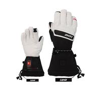 Lenz - Guantes de esquí mujer - Heat Glove 9.0 Finger Cap Women Blanche / Noir para Mujer de Lana - Talla XS - Blanco Blanco XS