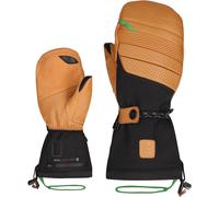 Lenz Heat Glove 9.0 Mittens Guantes calefactables, Marrón claro/negro, Talla M