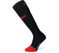 Lenz Heat Sock 6.1 Toe Cap Compression Calcetines calefactables, negro/rojo, Talla 35-38