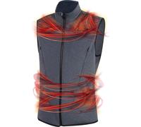 Lenz Heat Vest 2.0, chaleco calefactable L female Gris/Negro