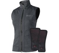 Lenz Heat Vest 2.0 Women Chaleco calefactable para mujer, negro-gris, tamaño XS