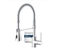 Lenz KALANI² 46070302 - Grifo de cocina cromado con 2 chorros, fijación EasyFix cómoda desde arriba