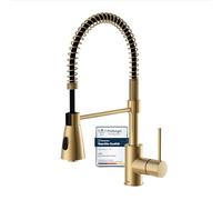 Lenz KALANI² 46070341 - Grifo de cocina con 2 tipos de chorro y caño de arco giratorio 360°, fácil instalación