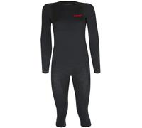 Lenz Merino 3/4 Conjunto de ropa interior funcional, negro, Talla XL/XXL