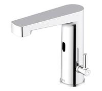 Lenz MOLA 46020502 - Grifo de lavabo cromado con función de sensor para una mayor higiene en el baño, fácil instalación y acabado de alta calidad