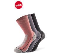 Lenz Performance Multisport Calcetines, negro/gris/rojo, Talla 35-38