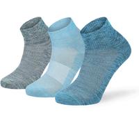 Lenz Performance Quarter Tech Calcetines, verde-azul, tamaño 35 36 37 38 para Hombres