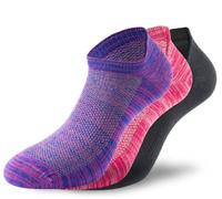 Lenz Performance Sneaker Tech Calcetines, violeta/rosa/negro, Talla 35-38