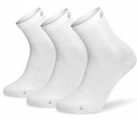 Lenz Sports Low Cut Calcetines - Pack de 3, Blanco, Talla 39-42