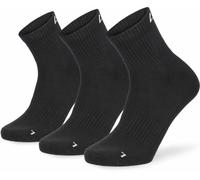 Lenz Sports Low Cut Calcetines - Pack de 3, negro, Talla 39-42