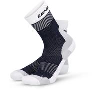 Lenz Think About Merino Nordic 2.0 Calcetines, Azul oscuro/blanco, Talla 45-47