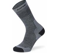 Lenz Think About Merino Outdoor 1 Mid Calcetines, gris oscuro, Talla 45-47