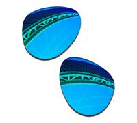 LenzProse Lentes de repuesto polarizadas de 1,5 mm para gafas de sol Oakley Split Time OO4129 de 58 mm, antiarañazos, ajuste perfecto