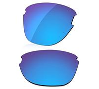 LenzReborn Lente polarizada de repuesto para gafas de sol Oakley Frogskins Lite OO9374, más opciones, Azul Hielo - Espejo polarizado, Talla única
