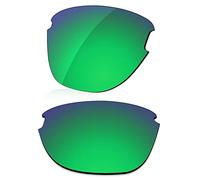 LenzReborn Lente polarizada de repuesto para gafas de sol Oakley Frogskins Lite OO9374 - Más opciones, Verde césped - Espejo polarizado, Talla única
