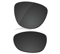 LenzReborn Lente Polarizada Reemplazo para Oakley Frogskins Mix OO9428 Sunglass - Más Opciones, Negro Oscuro - Polarizado, Talla única