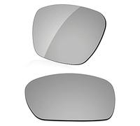 LenzReborn Lentes polarizados de repuesto para Arnette Cheat Sheet AN4166 - Más opciones, Gris Plata - Espejo polarizado, Taille unique