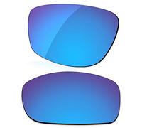 LenzReborn Lentes polarizados de repuesto para gafas de sol cuadradas Oakley Fives, más opciones, Azul Hielo - Espejo polarizado, Talla única