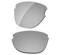 LenzReborn Lentes polarizados de repuesto para gafas de sol Oakley Frogskins Lite OO9374, más opciones, Gris Plata - Espejo polarizado, Taille unique