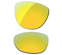LenzReborn Lentes polarizados de repuesto para gafas de sol Oakley Frogskins OO9013, más opciones, Amarillo dorado - Espejo polarizado, Taille unique