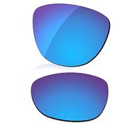 LenzReborn Lentes polarizados de repuesto para gafas de sol Oakley Frogskins OO9013, más opciones, Azul Hielo - Espejo polarizado, Taille unique