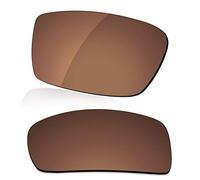 LenzReborn Lentes polarizados de repuesto para gafas de sol Oakley Gascan OO9014, más opciones, Marrón oxidado - Polarizado, Taille unique