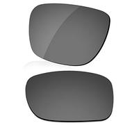 LenzReborn Lentes polarizados de repuesto para gafas de sol Oakley Holbrook Mix OO9384, más opciones, Negro brillante - Espejo polarizado, Taille unique