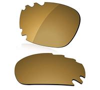 LenzReborn Lentes polarizados de repuesto para gafas de sol Oakley Jawbone ventiladas, más opciones, Oro, espejo polarizado, Talla única