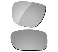 LenzReborn Lentes polarizados de repuesto para gafas de sol Oakley Sliver F OO9246, más opciones, Gris Plata - Espejo polarizado, Taille unique