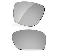 LenzReborn Lentes polarizados de repuesto para gafas de sol Oakley Sylas OO9448, más opciones, Gris Plata - Espejo polarizado, Taille unique