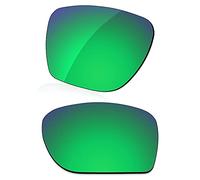 LenzReborn Lentes polarizados de repuesto para gafas de sol Oakley Sylas OO9448, más opciones, Verde césped - Espejo polarizado, Taille unique