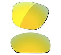 LenzReborn Lentes polarizados de repuesto para gafas de sol Oakley Ten X OO9128, más opciones, Amarillo dorado - Espejo polarizado, Taille unique
