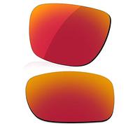 LenzReborn Lentes polarizados de repuesto para gafas de sol Oakley Turbine OO9263, más opciones, Rojo Fuego - Espejo polarizado, Taille unique