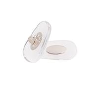 LenzReborn Piezas nasales de repuesto para gafas de sol RayBan Chromance RB4264 de 58 mm, transparente, transparente, Talla única