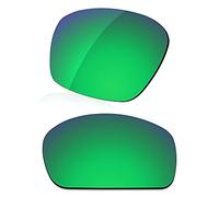 LenzReborn Reemplazo de lente polarizada para Arnette Corner Man AN4216 Sunglass - Más opciones, Verde césped - Espejo polarizado, Talla única