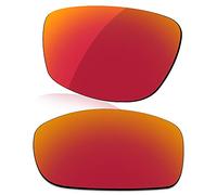 LenzReborn Reemplazo de lente polarizada para RayBan RB4068-60 Sunglass - Más opciones, Rojo Fuego - Espejo polarizado, Talla única