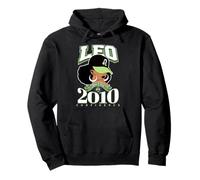 Leo 2010 Zodiac Queens Afro Astrología Cumpleaños Sudadera con Capucha