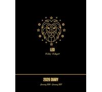 Leo 2026 A4 Diary - Week & Month to view | Business or Personal with Notebook Pages | Great Gift for Astrology & Zodiac Fans: Jan 2026 - Jan 2027 | 13 months | Monthly & Weekly planner | Annual goals