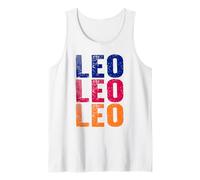 Leo - Astrología Colorida Camiseta sin Mangas